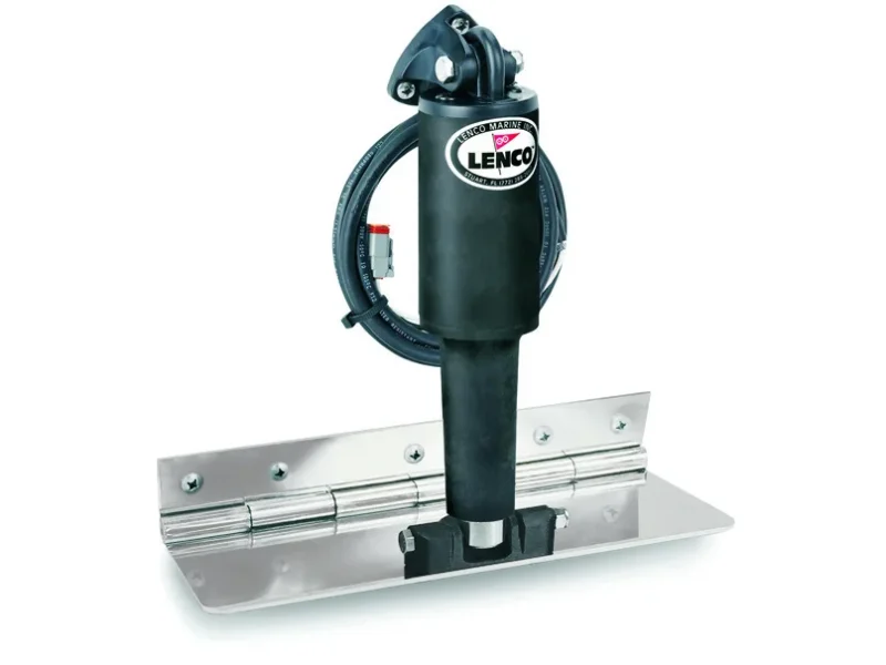 Lenco 4inx12in Limited Space Trim Tab Kit 12v Standard Finish