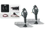 Lenco 9inx12in Standard Mount Trim tab Kit 12v Standard Integrated Switch