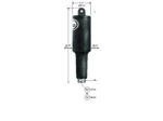 Lenco 2 1/4in Stroke XDS Actuator 5/16in x 3/8in 12v