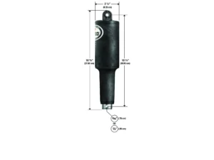Lenco 2 1/4in Stroke XDS Actuator 5/16in x 3/8in 12v