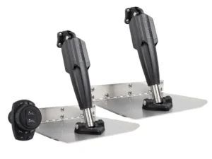 Lenco 9inx12in Standard Mount Trim Tab Kit 12v With Pro Control Assist
