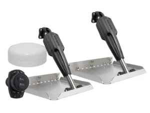 Lenco 12inx12in Edge Mount Trim Tab Kit 12v With Pro Control Auto