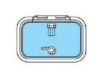 Lewmar Size 20 Ocean Series Hatch Flange Base