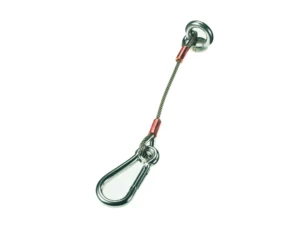 Lewmar 66840027 Anchor Strap 12in 3mm Cable with 6mm Caribiner Clip