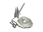 Lewmar 7LB LFX Anchoring Kit with 10ft G4 1/4in Chain 150ft 1/2in 8-Plait Line