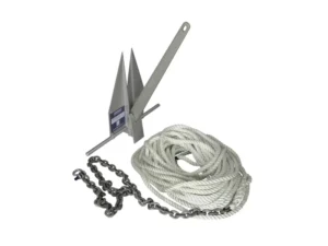 Lewmar 10LB LFX Anchoring Kit with 15ft 5/16in G4 Chain 200ft 5/8in 8-Plait Line