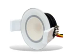 Lumishore LUX DL50 Downlight Full Spectrum CRGBW 12/24vDC 5 Watt White Bezel