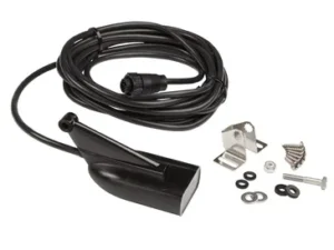 Lowrance 83/200/455/800KHZ HDI Transom Mount Transducer 9-Pin Connector 5-Pins Utilized