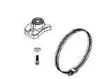 Lowrance Trolling Motor Shaft Mount for Active Target Forward/Down View