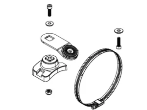 Lowrance Trolling Motor Shaft Mount for Active Target Scout View