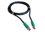 Lowrance 16.5ft Ethernet Cable Green M12 8-pin male-male