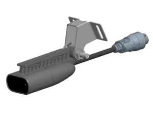 Lowrance Splitshot 8-Pin Transom Transducer with 20ft Cable for Eagle Units