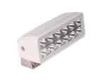 Lumitec Maxillume H60 Flood White LED Trunnion Mount White Finish 12/24V