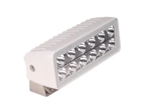 Lumitec Maxillume H60 Flood White LED Trunnion Mount White Finish 12/24V
