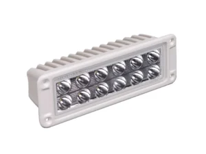 Lumitec Maxillume H60 Flood White LED Flush Mount White Finish 12/24v