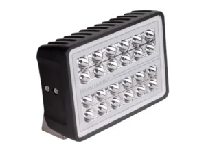 Lumitec Maxillume H120 Flood White LED Trunnion Mount Black Finish 12/24v