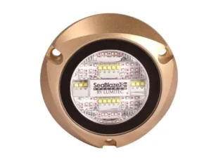 Lumitec Seablaze X2 Spectrum RGBW LED Surface Mount Bronze Housing 12/24v