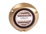 Lumitec Seablaze X2 Dual Color Blue/White LED Surface Mount Bronze Housing 12/24v