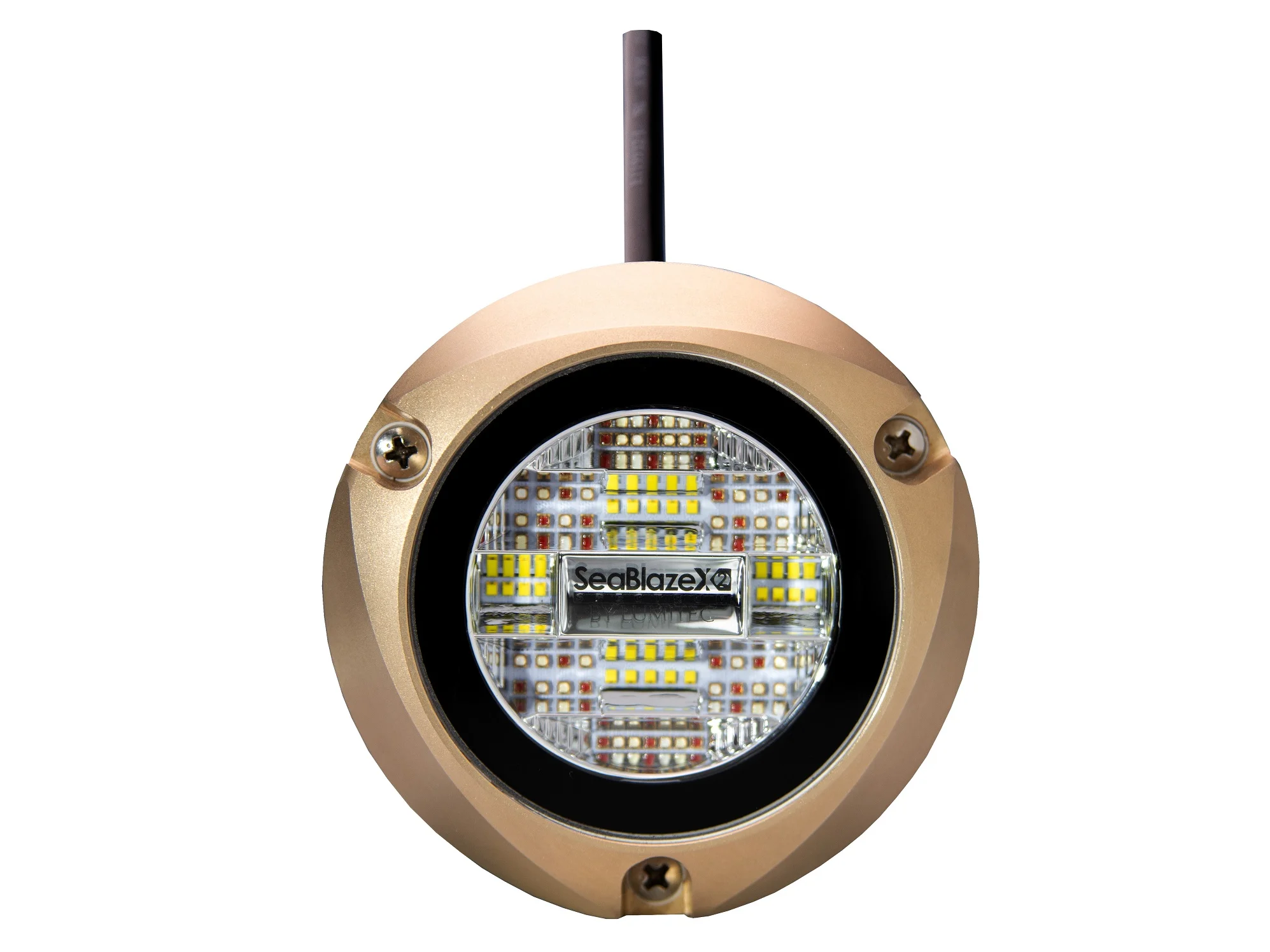 Lumitec Zambezi X2 Dual Color Blue/White FOR PONTOON BOATS Bronze Housing 12/24v LED