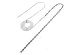 Maxwell 15ft of 1/4in HT Chain Splice to 150ft of 1/2in Nylon Brait Line