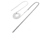 Maxwell 15ft of 5/16in HT Chain Splice to 150ft of 5/8in Nylon Brait Line