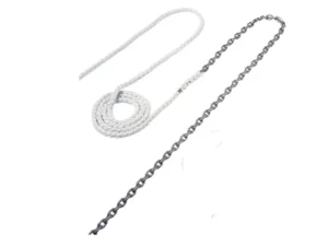 Maxwell 15ft of 5/16in HT Chain Splice to 150ft of 5/8in Nylon Brait Line