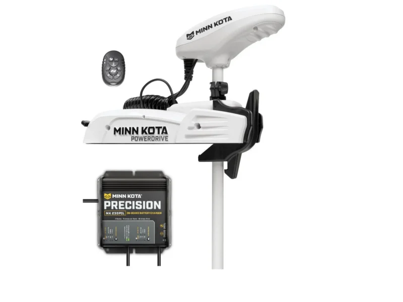 Minn Kota Riptide Powerdrive 55 54in Shaft with Micro Remot with MK230PCL Charger