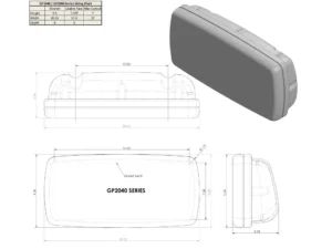 Navpod GP2040-22 SystemPod for Raymarine es95/97/98 & AXIOM PRO 9