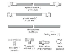 Raymarine A18127 Hose Kit For Verado Engines