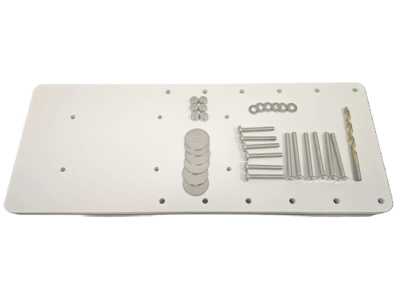 RHODAN White Aluminum Mounting Plate