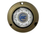 Shadow Caster SC2 Underwater LED Light  Bimini Blue 12v Bronze Surface Mount