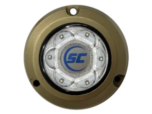 Shadow Caster SC2 Underwater LED Light  Bimini Blue 12v Bronze Surface Mount