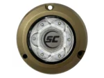 Shadow Caster SC2 Underwater LED Light great White 12v Bronze Surface Mount