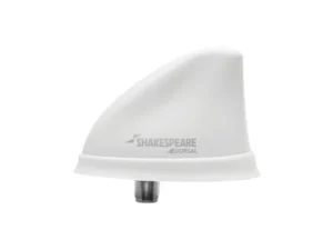 Shakespeare 5912 White VHF Low Profile Dorsal Antenna 26ft RG58 Cable
