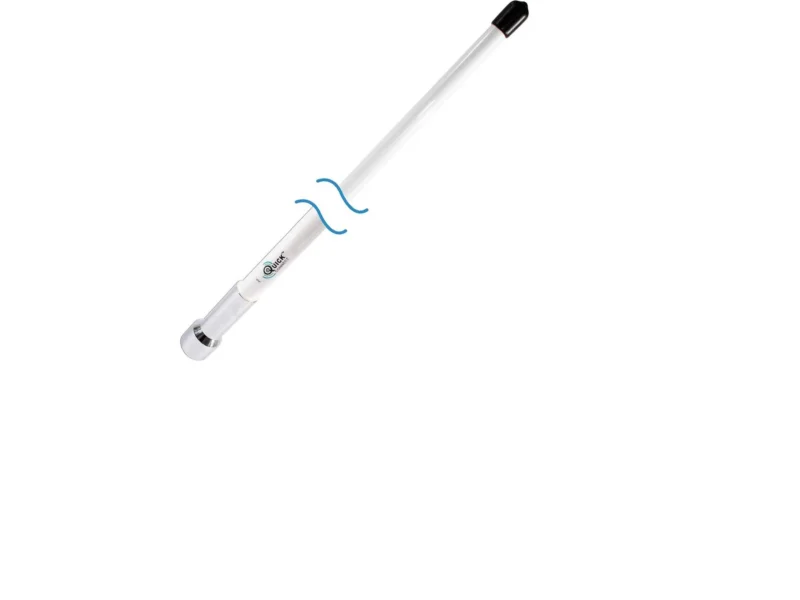 Shakespeare Quick Connect 8ft VHF Antenna Chrome Ferrule Packed in tube