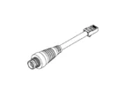 Simrad Yellow Ethernet Female To RJ45 Male Adapter