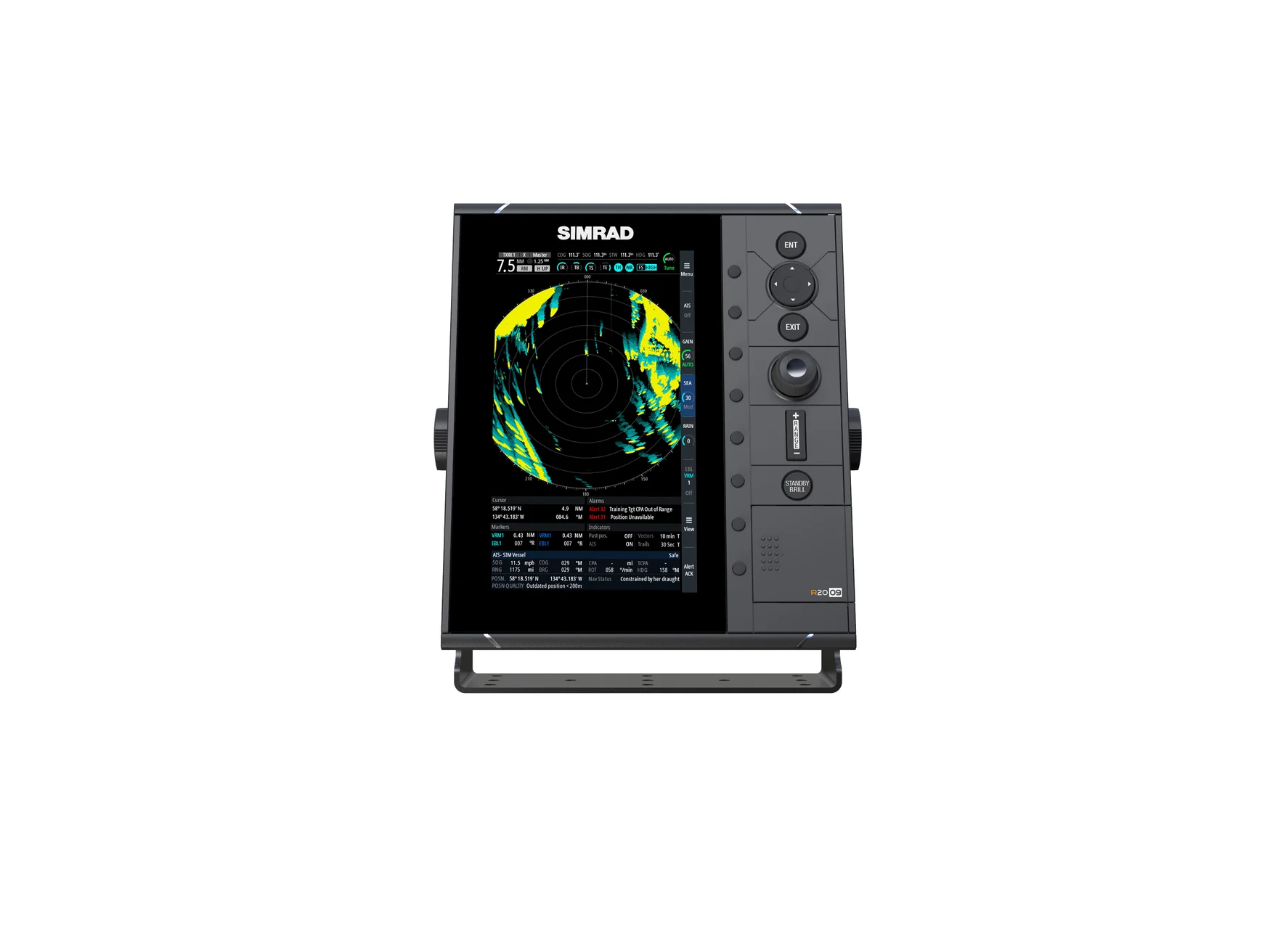 Simrad R2009 9in Radar Display Requires Radar Dome