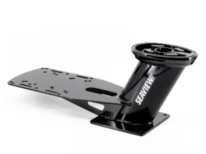 Seaview PMADM1M2BLK Dual Mount Aft Rake Requires Plate Black