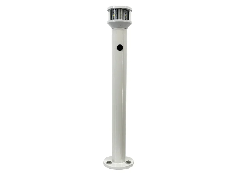 Seaview 36in White Light Post With LTBLED12C5 Nav Light