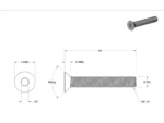 Sea Swivel Stainless Bolt 3/4-10 5in Long