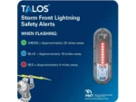 Talos SFD-1414P-MTB Standard Lightning Detector With 14x14 Sign