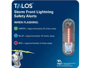 Talos SFD-1414P-MTB Standard Lightning Detector With 14x14 Sign