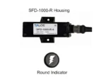 Talos SFD1000R Black Round Flush Mount Lightning Detector with 10ft Cable