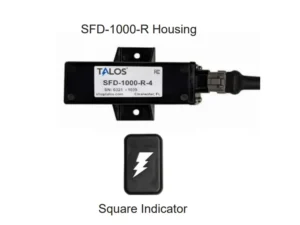 Talos SFD1000R Black Rectangular Lightning Detector with 10ft Cable