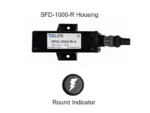 Talos SFD1000R Black Round Flush Mount Lightning Detector with 20ft Cable