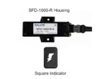 Talos SFD1000R Black Rectangular Lightning Detector with 3ft Cable