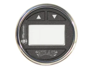 TH Marine Hydraulic Gauge Kit Fits Atlas 6,10,12 & 14in Jack Plates, Stainless Steel Bezel