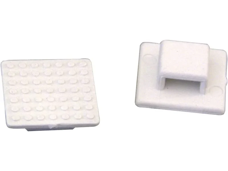 Weld Mount AT-3 Wire Tie Mount, Small White 50 Pack AT-3-50