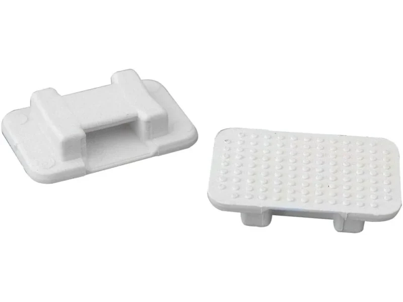 Weld Mount AT-5 Wire Tie Mount, Large White 50 Pack AT-5-50