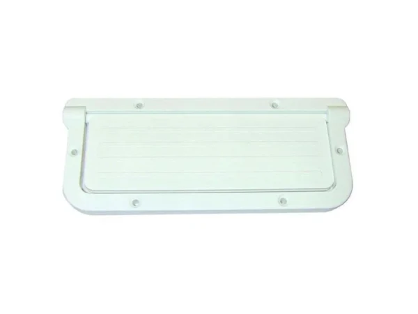 T-H Marine Large Rectangular Scupper - White